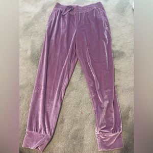 Fabletics velour Track suit set